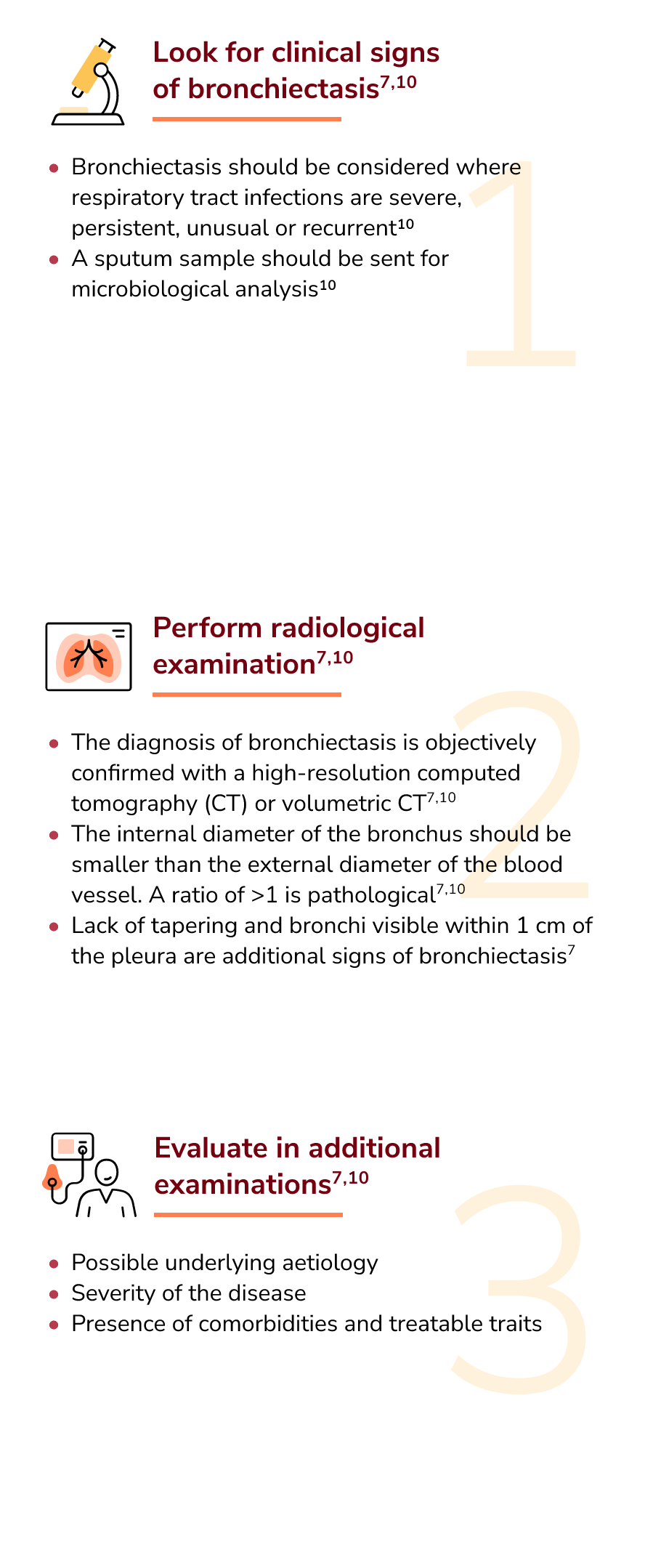 bronchiectasis diagnose