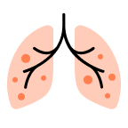 Recurrent Infections: An icon representing a single bacterium or virus multiplying rapidly